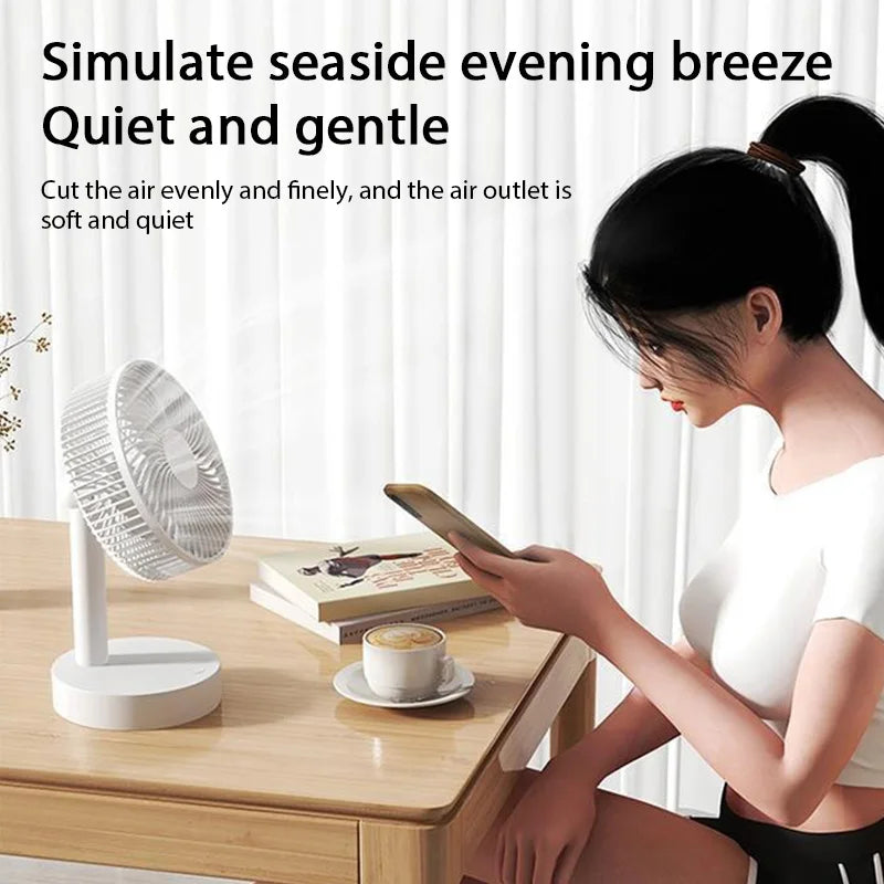 USB Desktop Cooling Fan with Adjustable Airflow