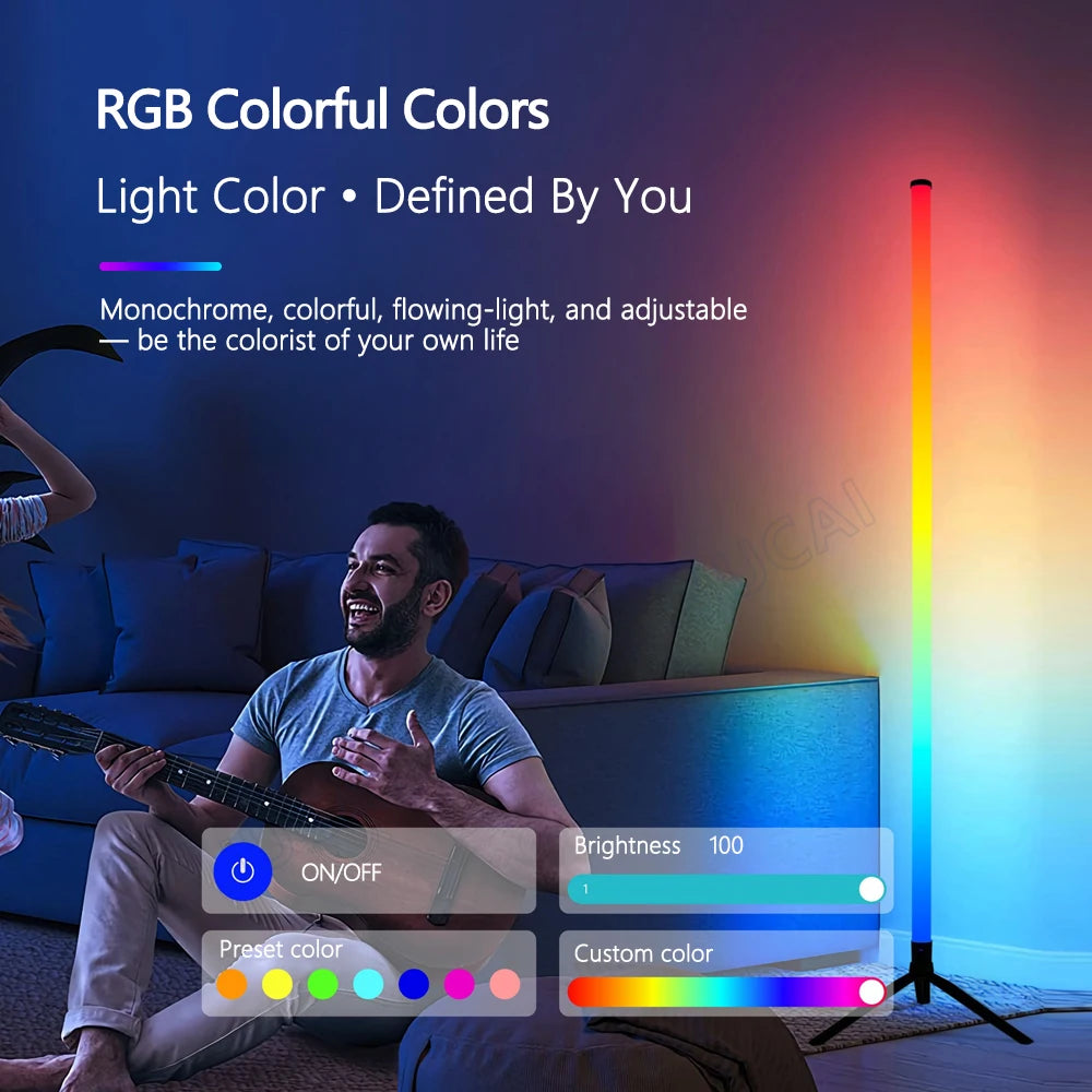 NeonGlow RGB Corner Lamp