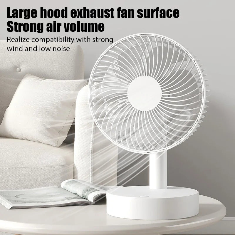 USB Desktop Cooling Fan with Adjustable Airflow