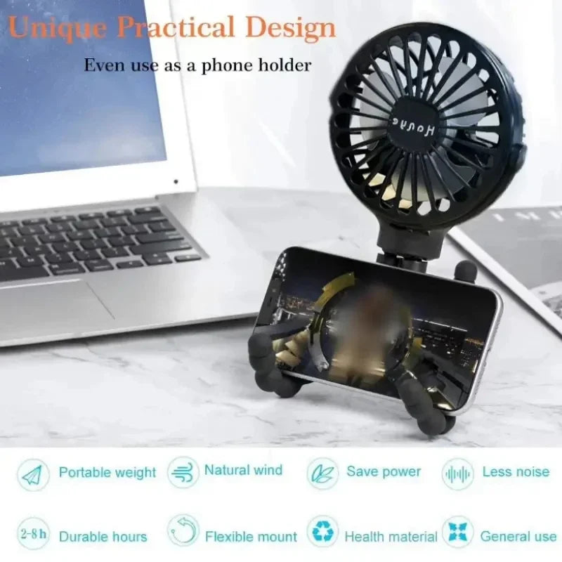Flexible Baby Stroller Fan – Portable Clip-On Cooling Fan