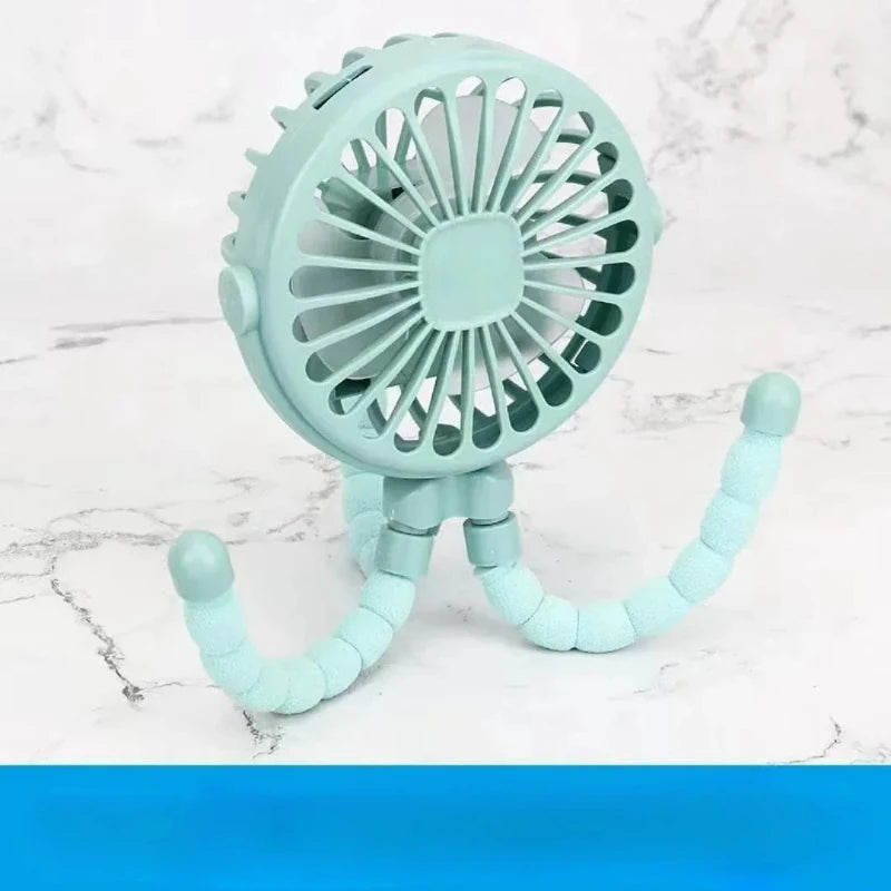 Flexible Baby Stroller Fan – Portable Clip-On Cooling Fan