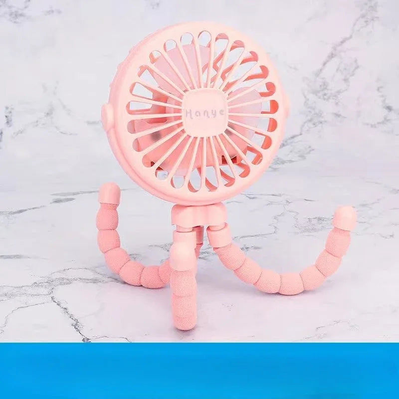 Flexible Baby Stroller Fan – Portable Clip-On Cooling Fan