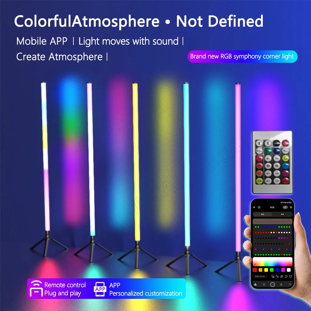 NeonGlow RGB Corner Lamp